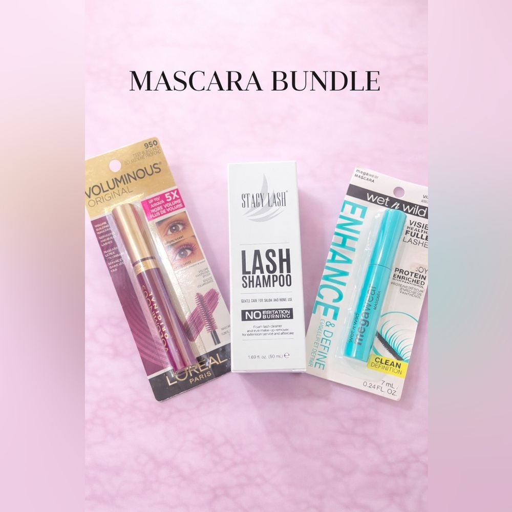 L'Oréal & Wet n Wild Mascara Bundle with Stacy Lash Lash Shampoo M248